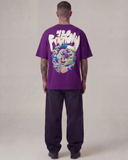 Nashey Oversized Purple Unisex T-shirt