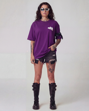 Nashey Oversized Purple Unisex T-shirt