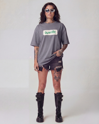 Toxic Advisor Over Size Grey Unisex T-shirt