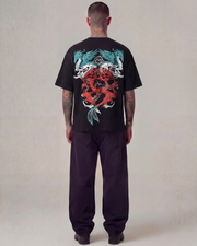 House of Dragons Oversized Black Unisex T-shirt