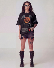House of Dragons Oversized Black Unisex T-shirt