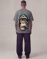 Toxic Advisor Over Size Grey Unisex T-shirt