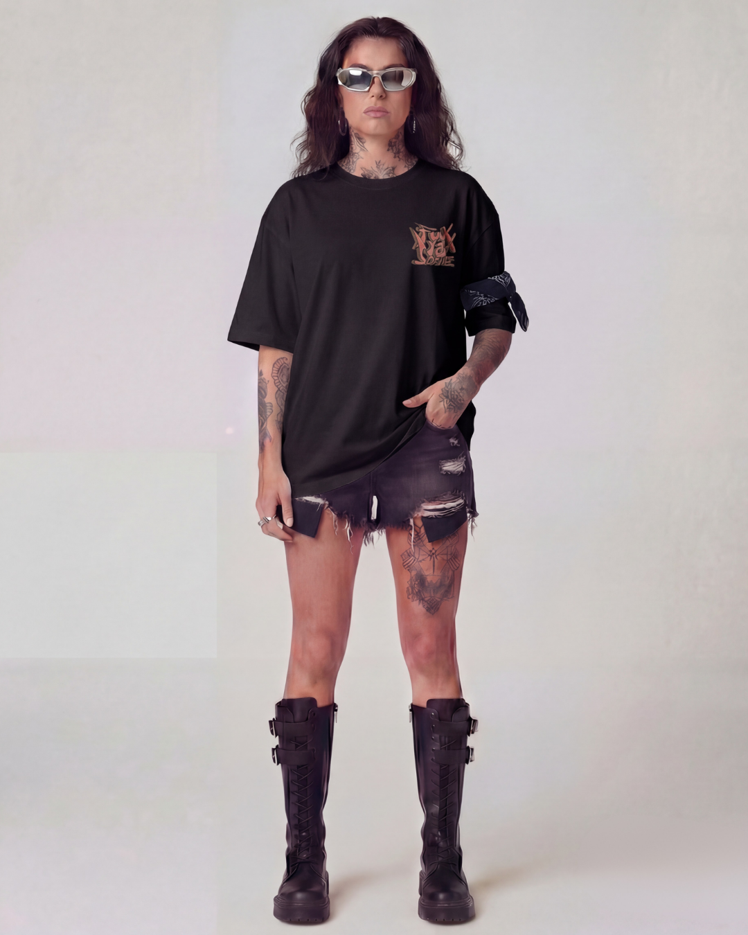 Fuck Y'all Softies Oversized Black Unisex T-shirt