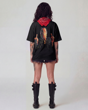 Fuck Y'all Softies Oversized Black Unisex T-shirt