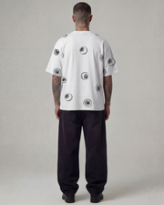 All Eyes On Me Oversized OffWhite Unisex T-shirt