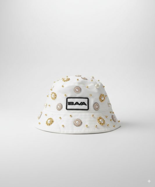 LIMITED PIECES - HAND-BEADED UNISEX BUCKET HAT