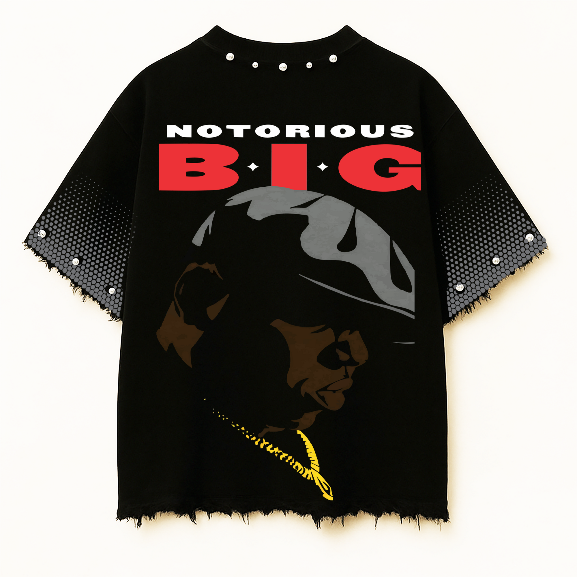 NOTORIOUS B.I.G OVERSIZE UNISEX BLACK TSHIRT (BOXYFIT)